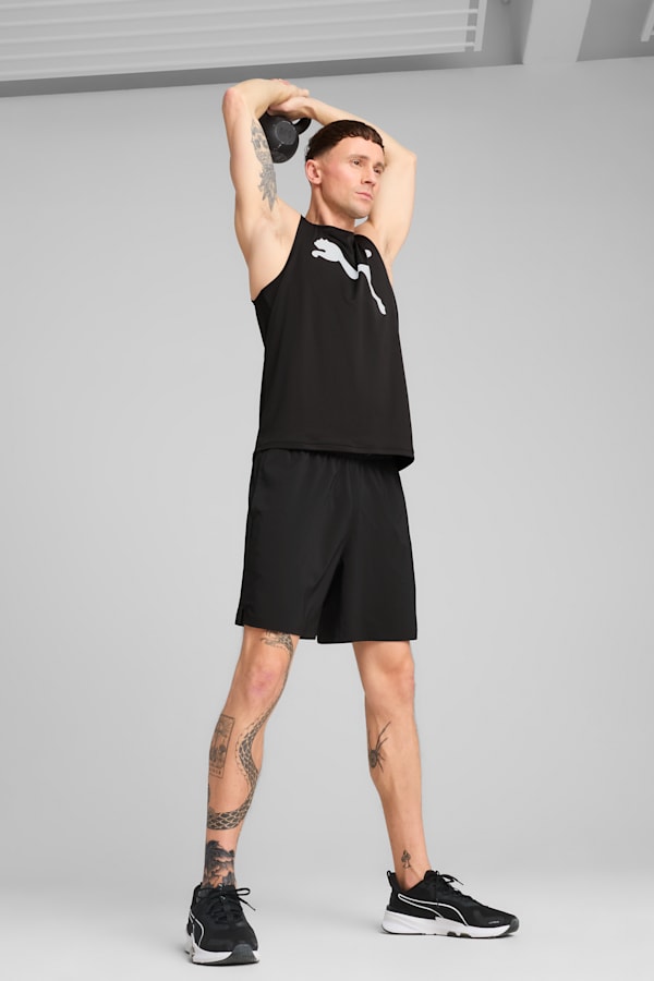 TAD ESSENTIALS 7" Woven Shorts Men, PUMA Black, extralarge